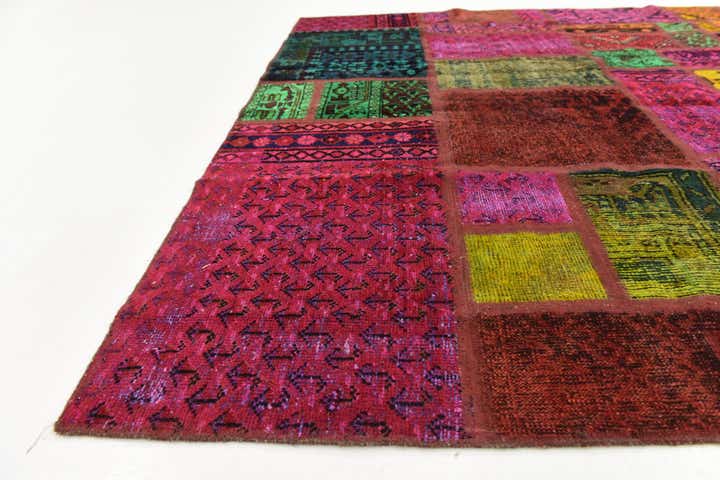 5' 9 x 7' 8 Hand Knotted Ultra Vintage Persian Wool Rug