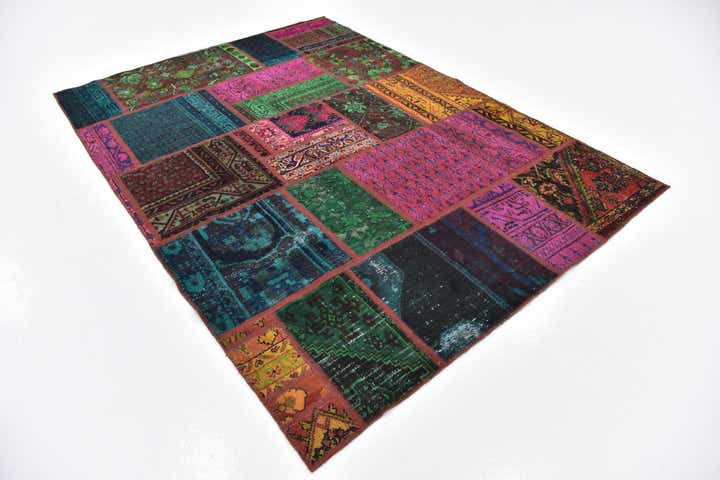 170cm x 230cm anudado a mano Ultra Vintage Alfombra Persa Lana