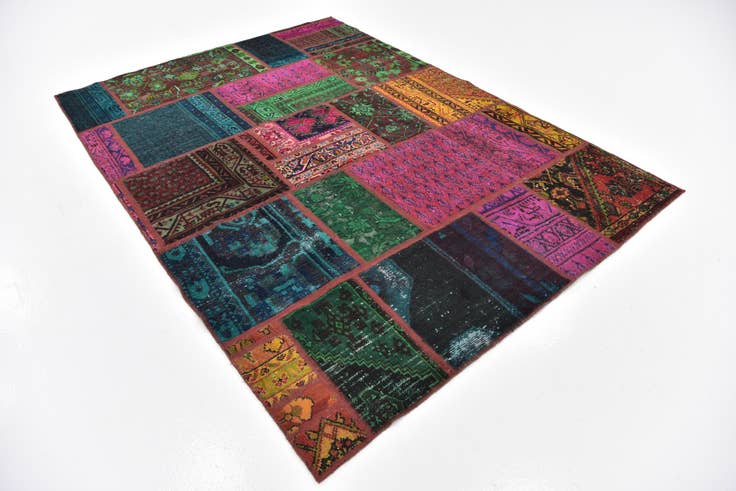 Detail image of 170cm x 230cm anudado a mano Ultra Vintage Alfombra Persa Lana