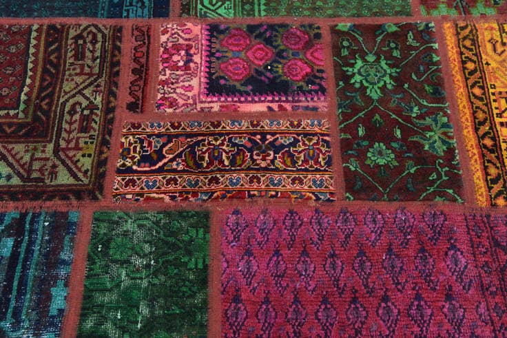 Detail image of 170cm x 230cm anudado a mano Ultra Vintage Alfombra Persa Lana