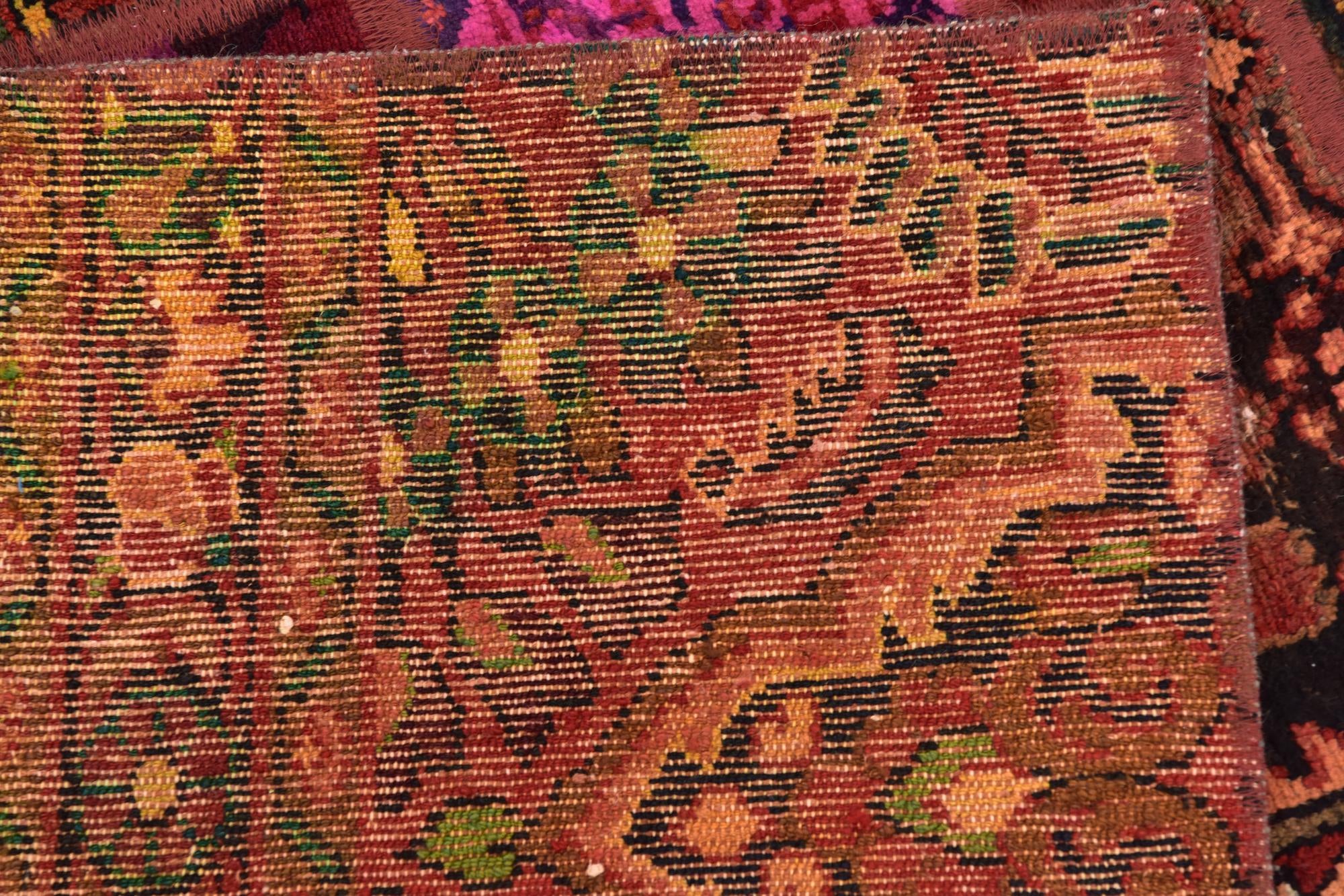 5' 9 x 7' 8 Hand Knotted Ultra Vintage Persian Wool Rug