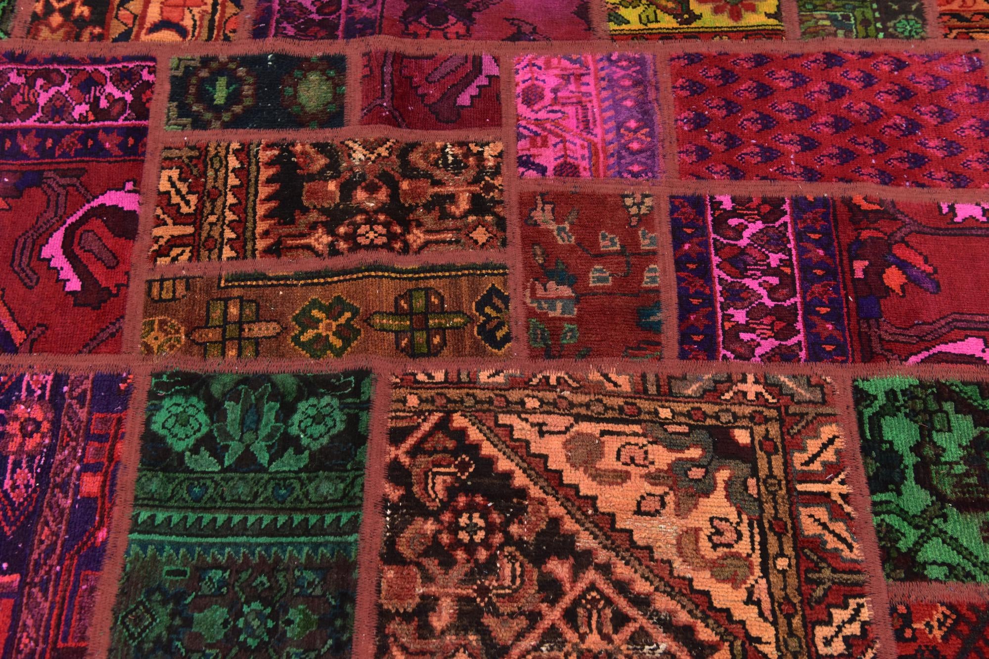 5' 9 x 7' 8 Hand Knotted Ultra Vintage Persian Wool Rug