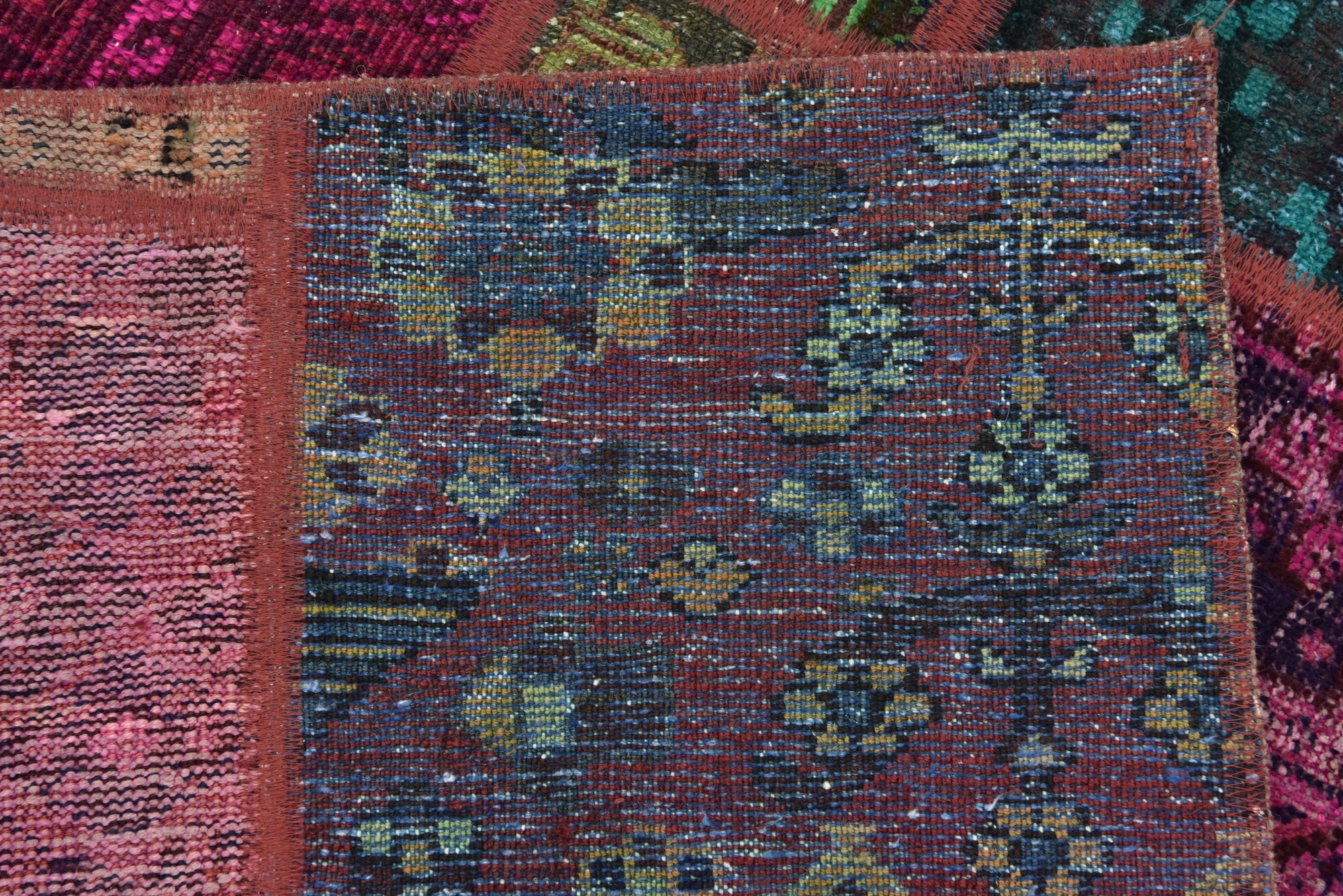 5' 7 x 7' 8 Hand Knotted Ultra Vintage Persian Wool Rug