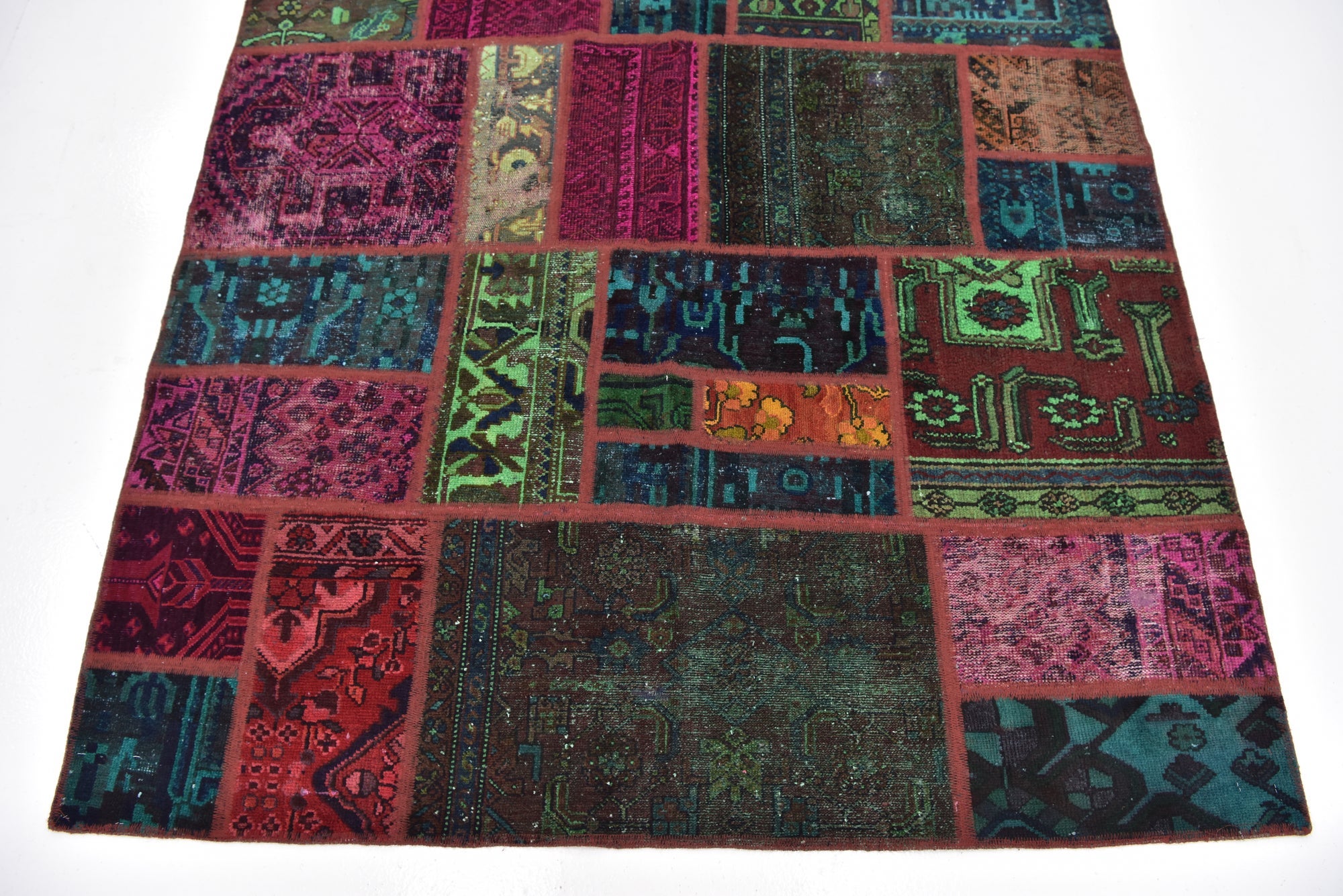 5' 7 x 7' 8 Hand Knotted Ultra Vintage Persian Wool Rug