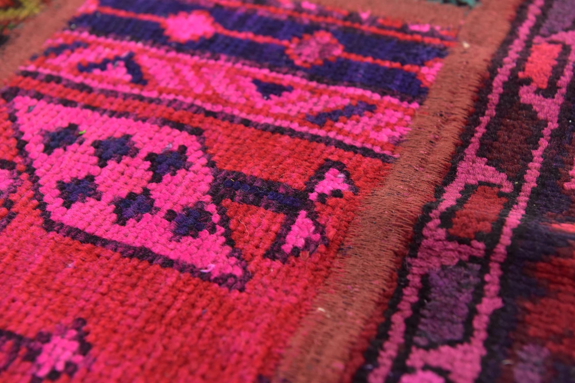 5' 9 x 7' 7 Hand Knotted Ultra Vintage Persian Wool Rug