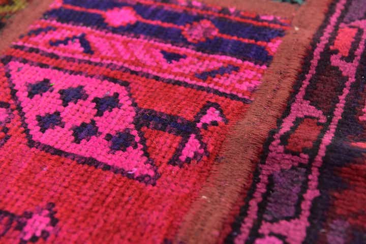 5' 9 x 7' 7 Hand Knotted Ultra Vintage Persian Wool Rug