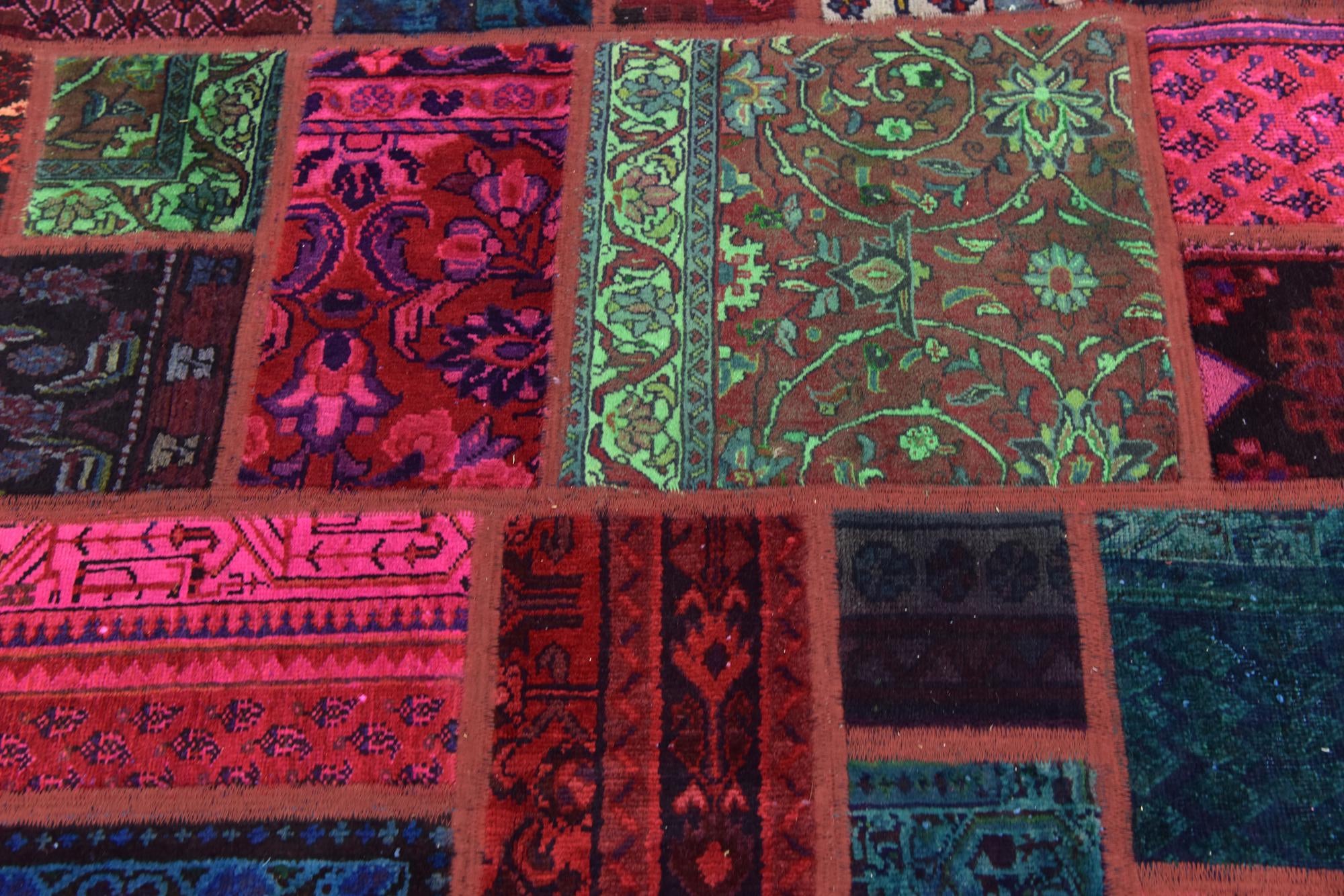 5' 8 x 7' 5 Hand Knotted Ultra Vintage Persian Wool Rug