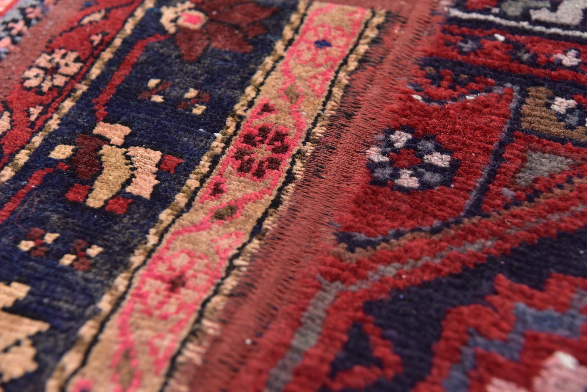 5' 8 x 7' 5 Hand Knotted Ultra Vintage Persian Wool Rug
