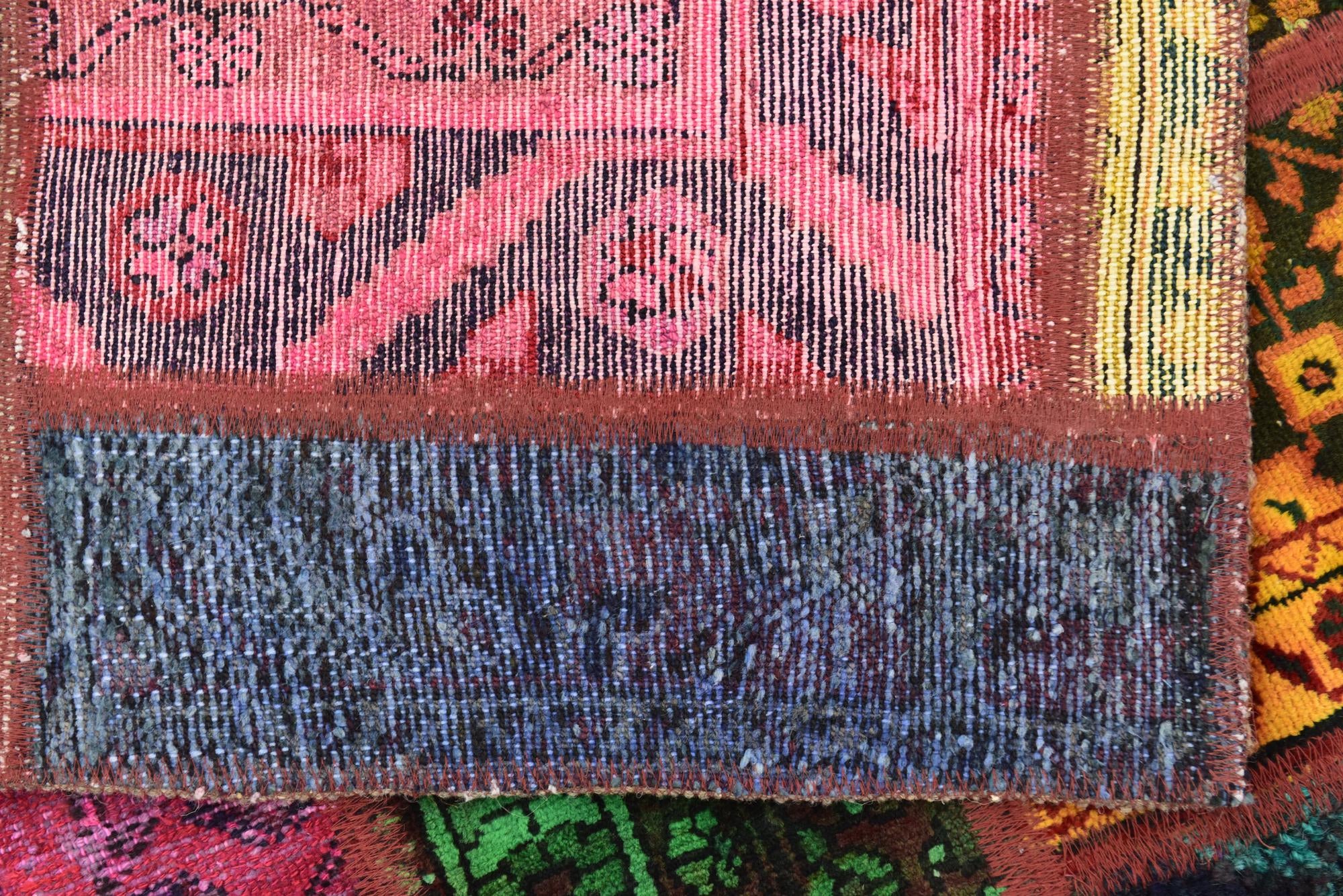 5' 9 x 7' 7 Hand Knotted Ultra Vintage Persian Wool Rug