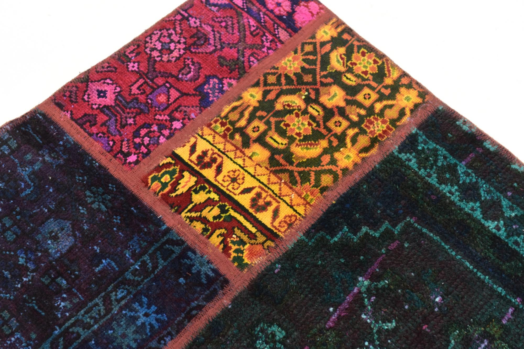 5' 9 x 7' 7 Hand Knotted Ultra Vintage Persian Wool Rug