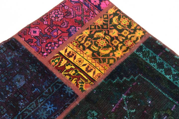 5' 9 x 7' 7 Hand Knotted Ultra Vintage Persian Wool Rug