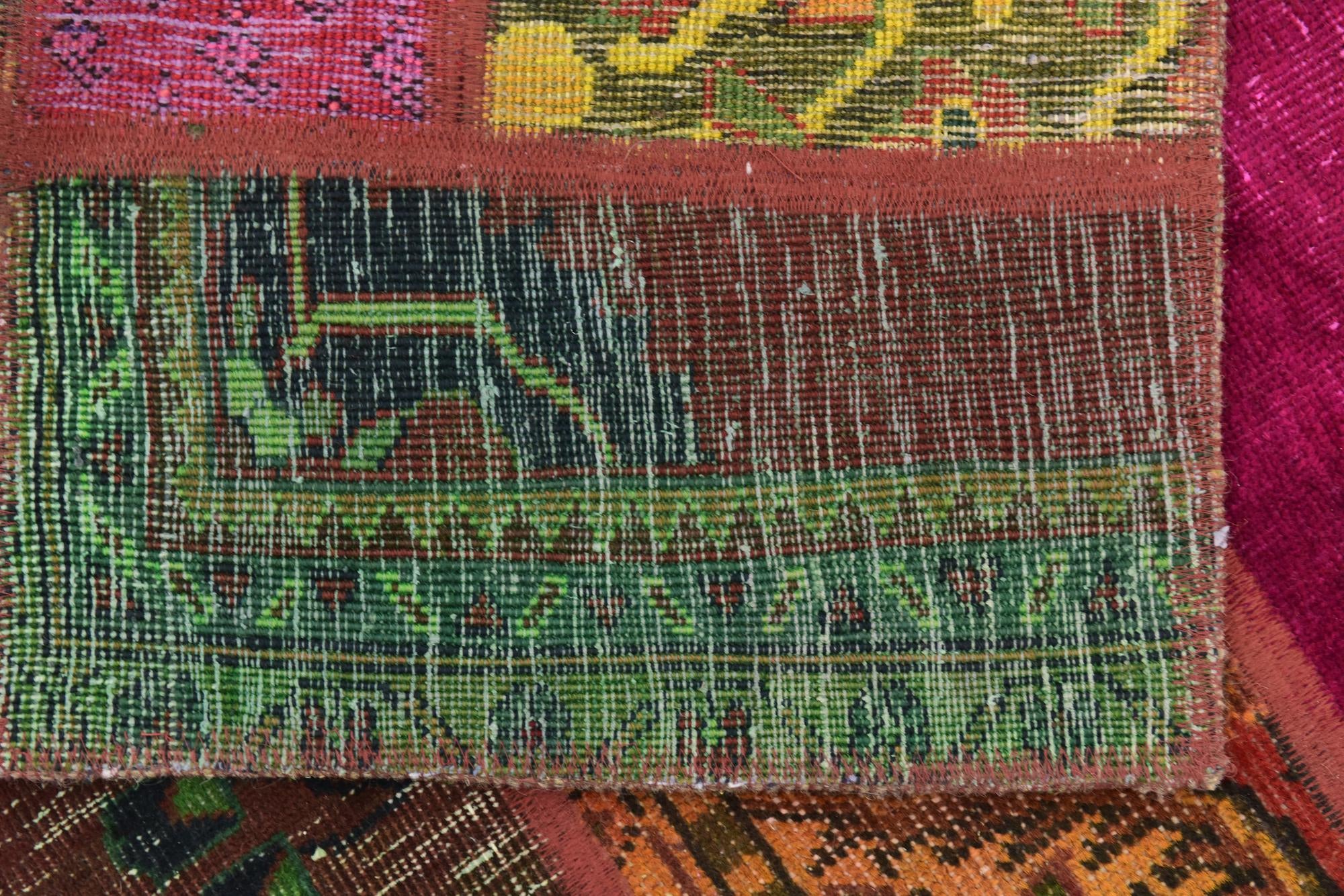 5' 10 x 7' 5 Hand Knotted Ultra Vintage Persian Wool Rug