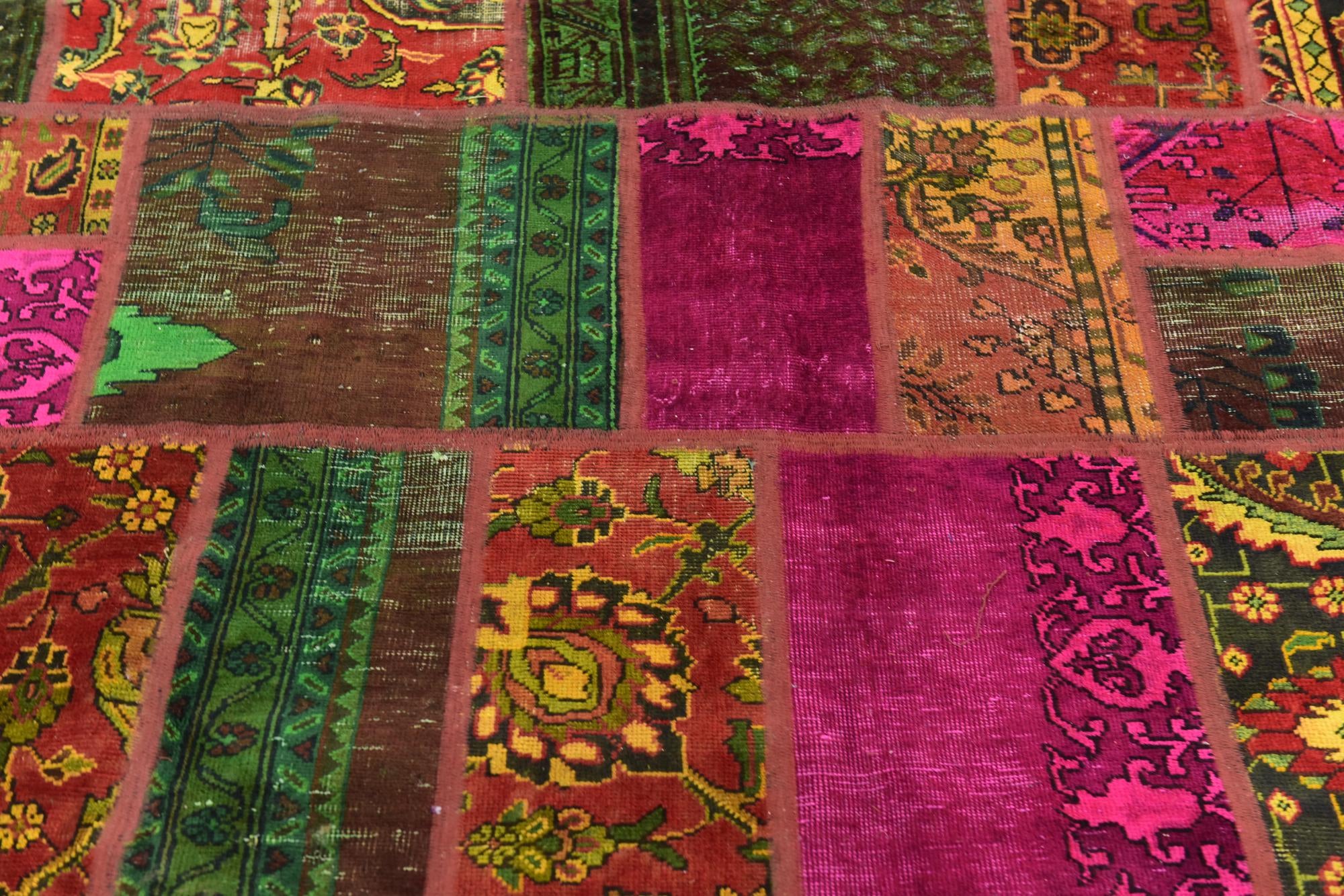5' 10 x 7' 5 Hand Knotted Ultra Vintage Persian Wool Rug