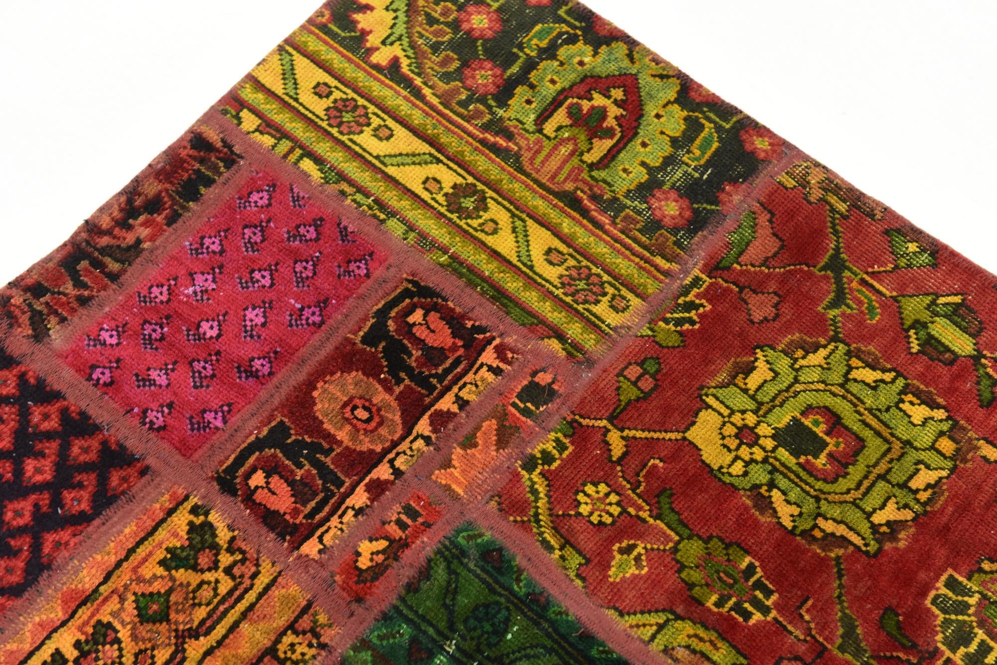 5' 10 x 7' 5 Hand Knotted Ultra Vintage Persian Wool Rug