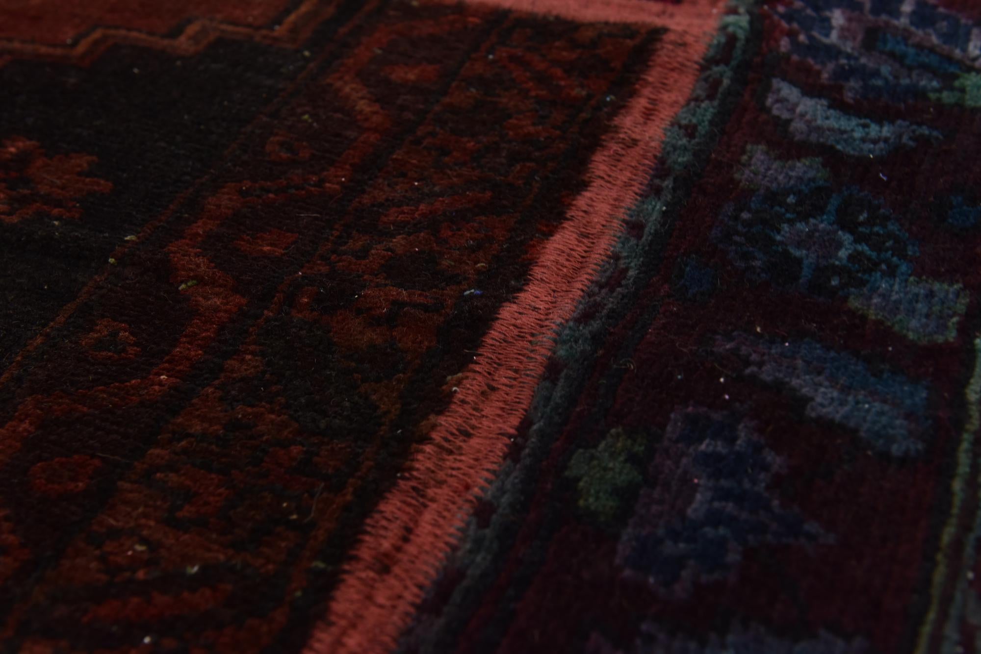 5' 8 x 7' 7 Hand Knotted Ultra Vintage Persian Wool Rug