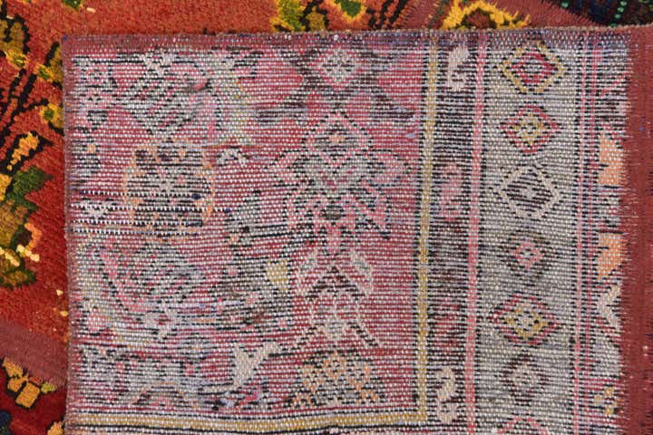 5' 8 x 7' 6 Hand Knotted Ultra Vintage Persian Wool Rug