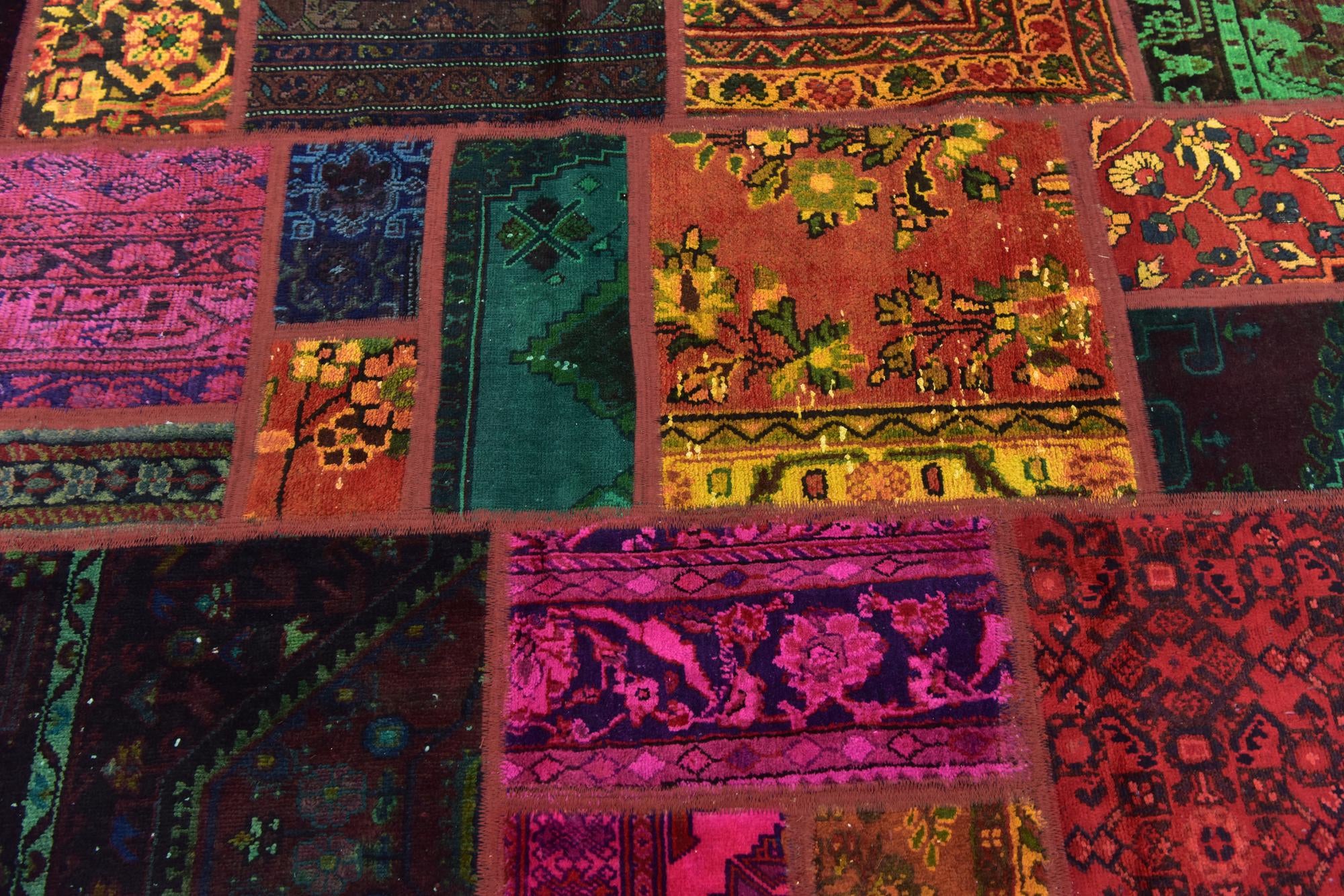 5' 8 x 7' 6 Hand Knotted Ultra Vintage Persian Wool Rug