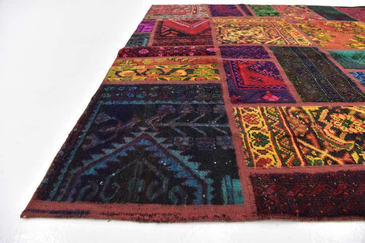 5' 8 x 7' 6 Hand Knotted Ultra Vintage Persian Wool Rug