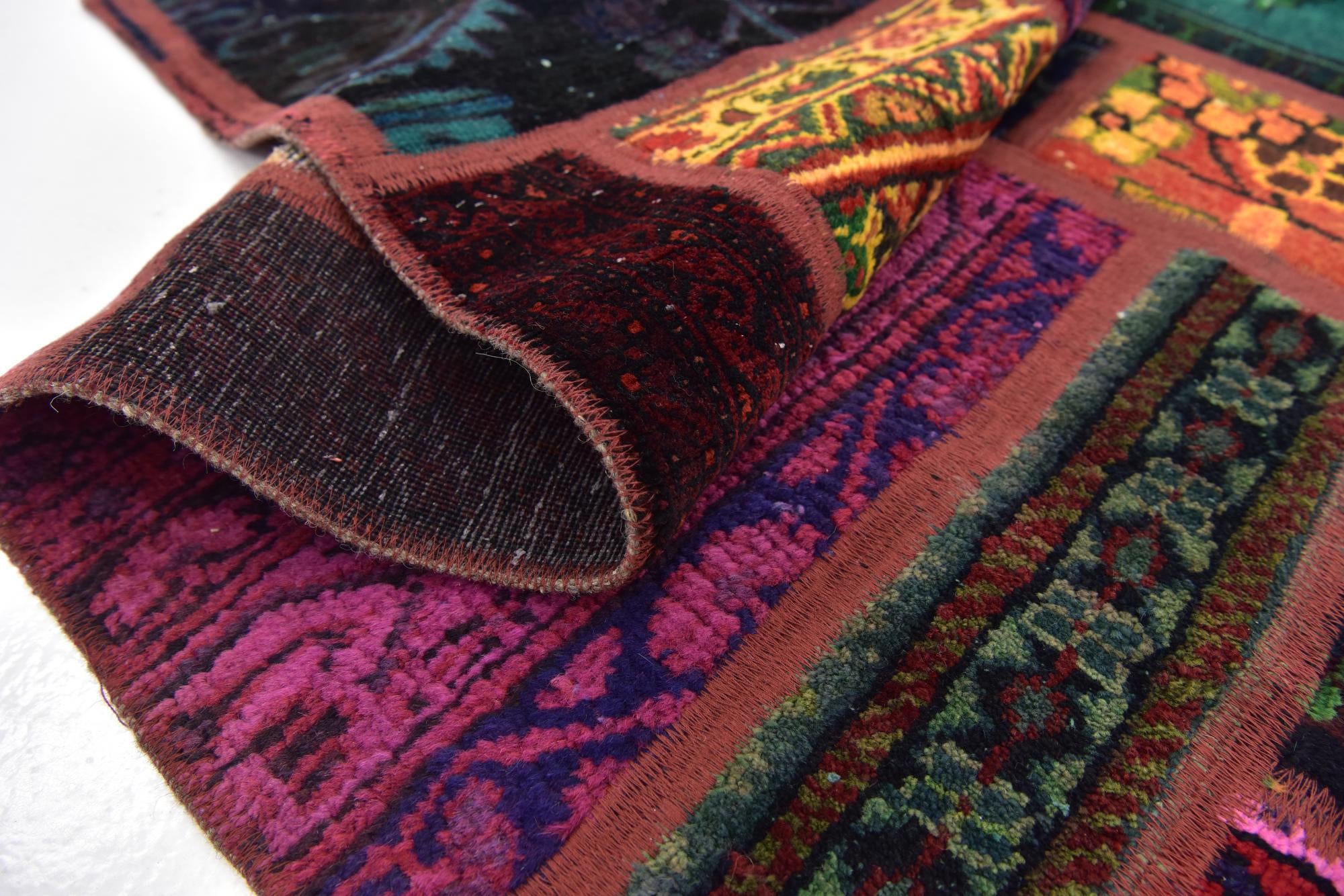 5' 8 x 7' 6 Hand Knotted Ultra Vintage Persian Wool Rug