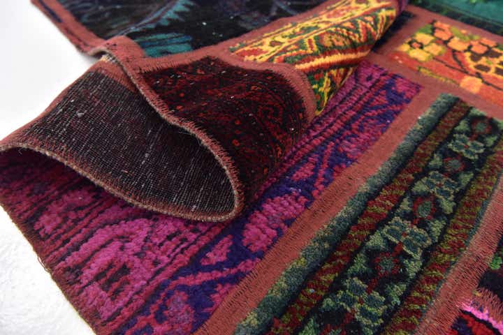 5' 8 x 7' 6 Hand Knotted Ultra Vintage Persian Wool Rug