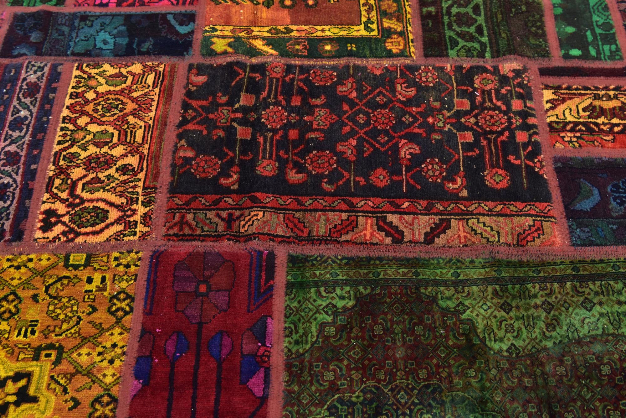 5' 10 x 7' 7 Hand Knotted Ultra Vintage Persian Wool Rug
