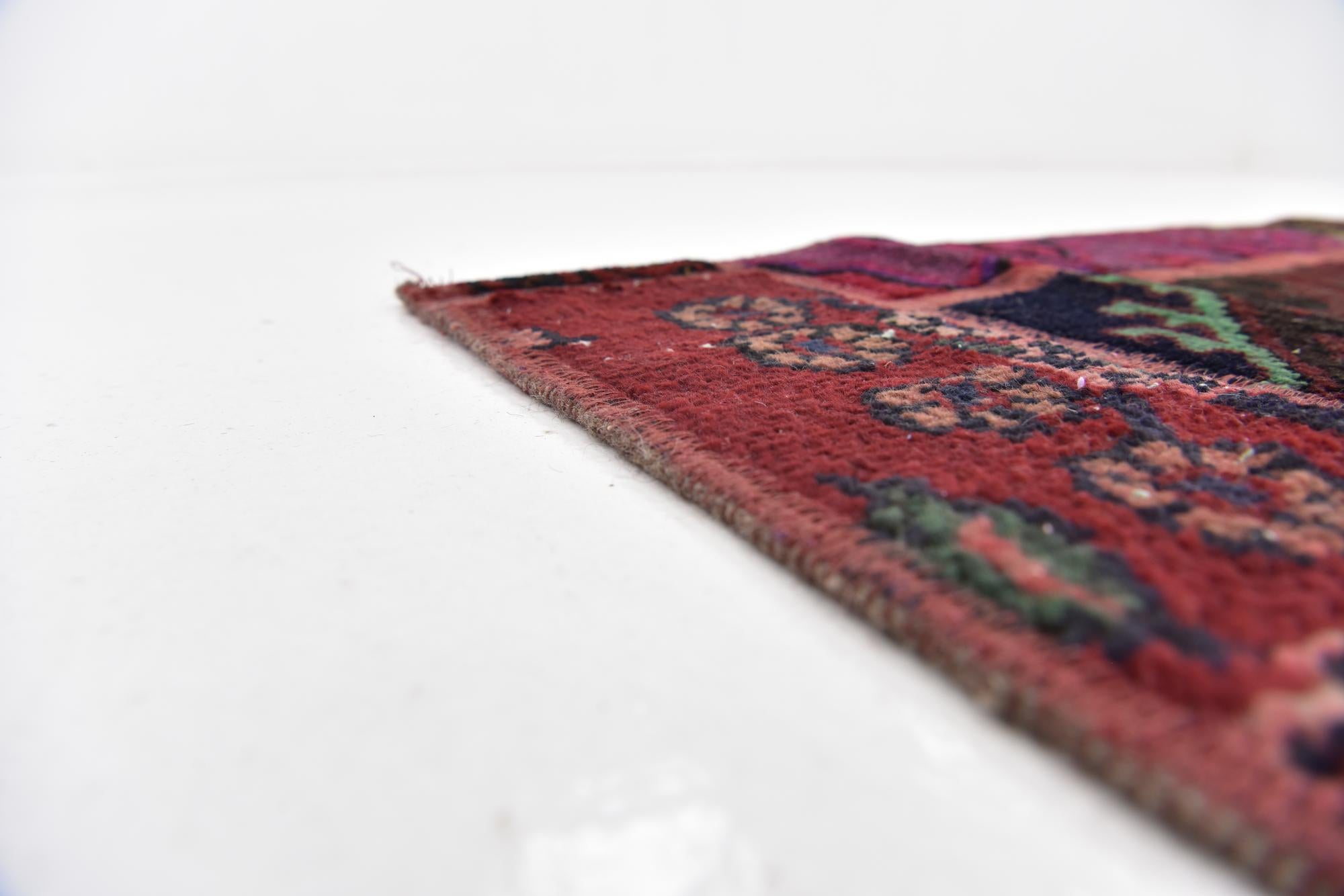 5' 10 x 7' 7 Hand Knotted Ultra Vintage Persian Wool Rug