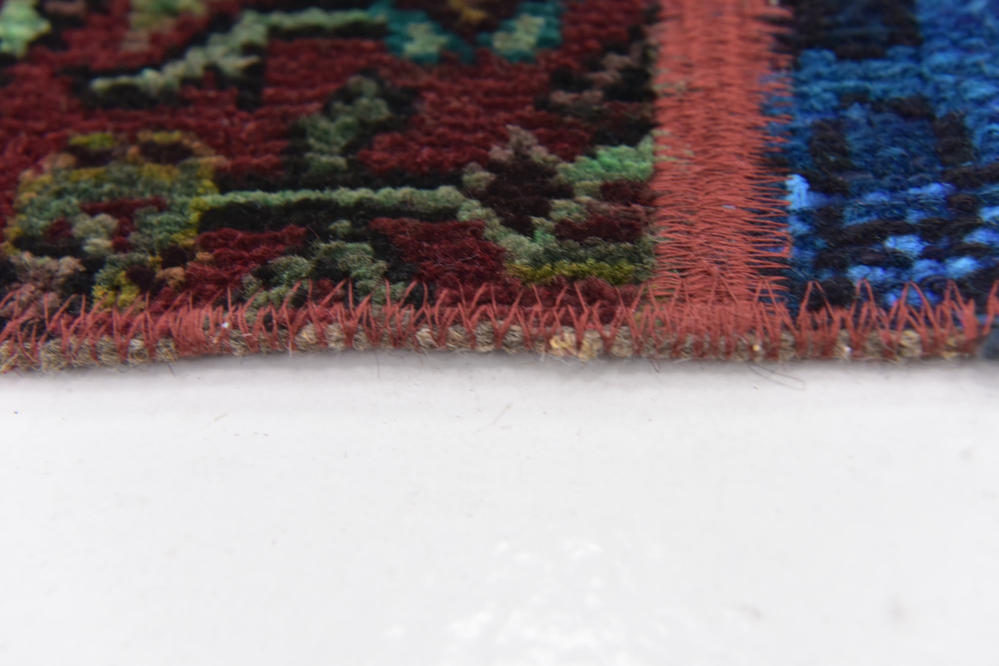 5' 7 x 7' 8 Hand Knotted Ultra Vintage Persian Wool Rug