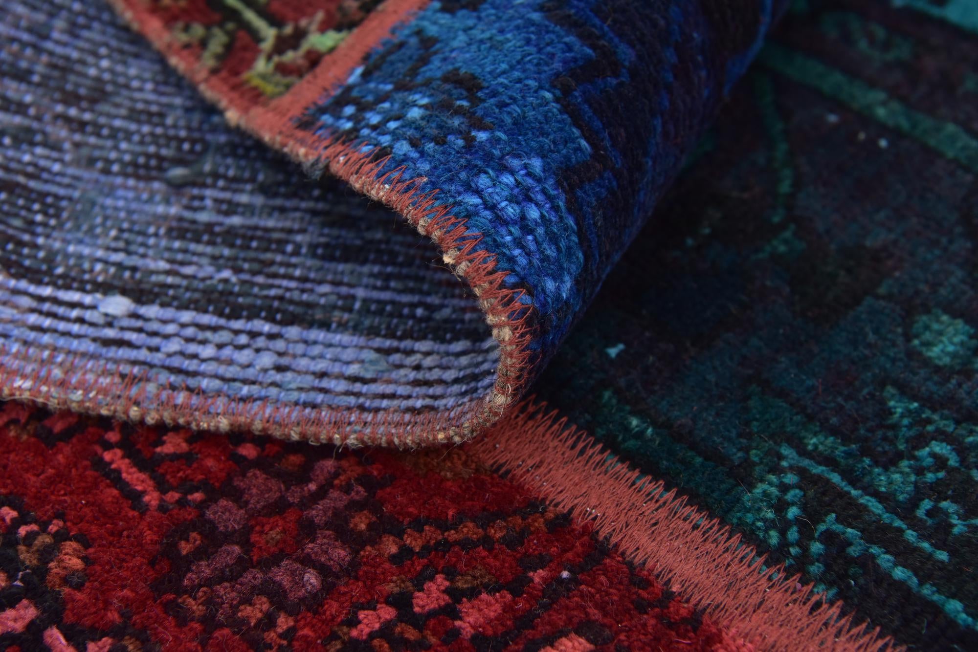 5' 7 x 7' 8 Hand Knotted Ultra Vintage Persian Wool Rug