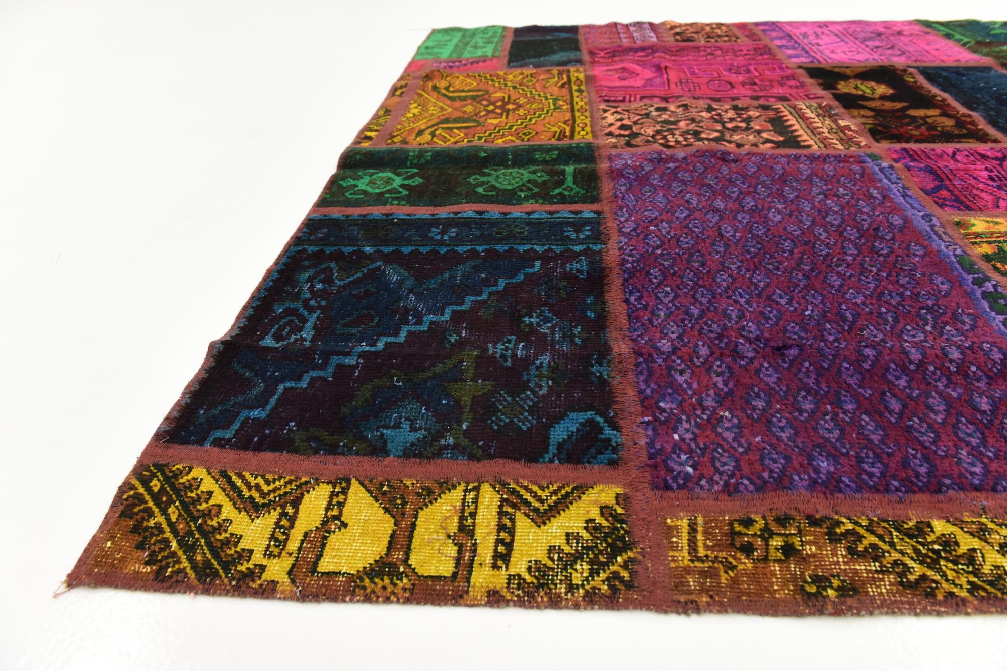 6' x 7' 6 Hand Knotted Ultra Vintage Persian Wool Rug