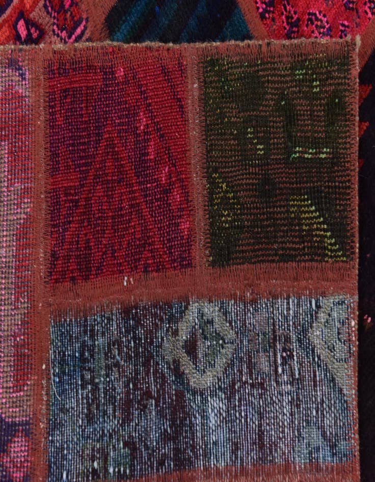 Detail image of 5' 9 x 7' 7  Hand Knotted Ultra Vintage Persian Wool Rug