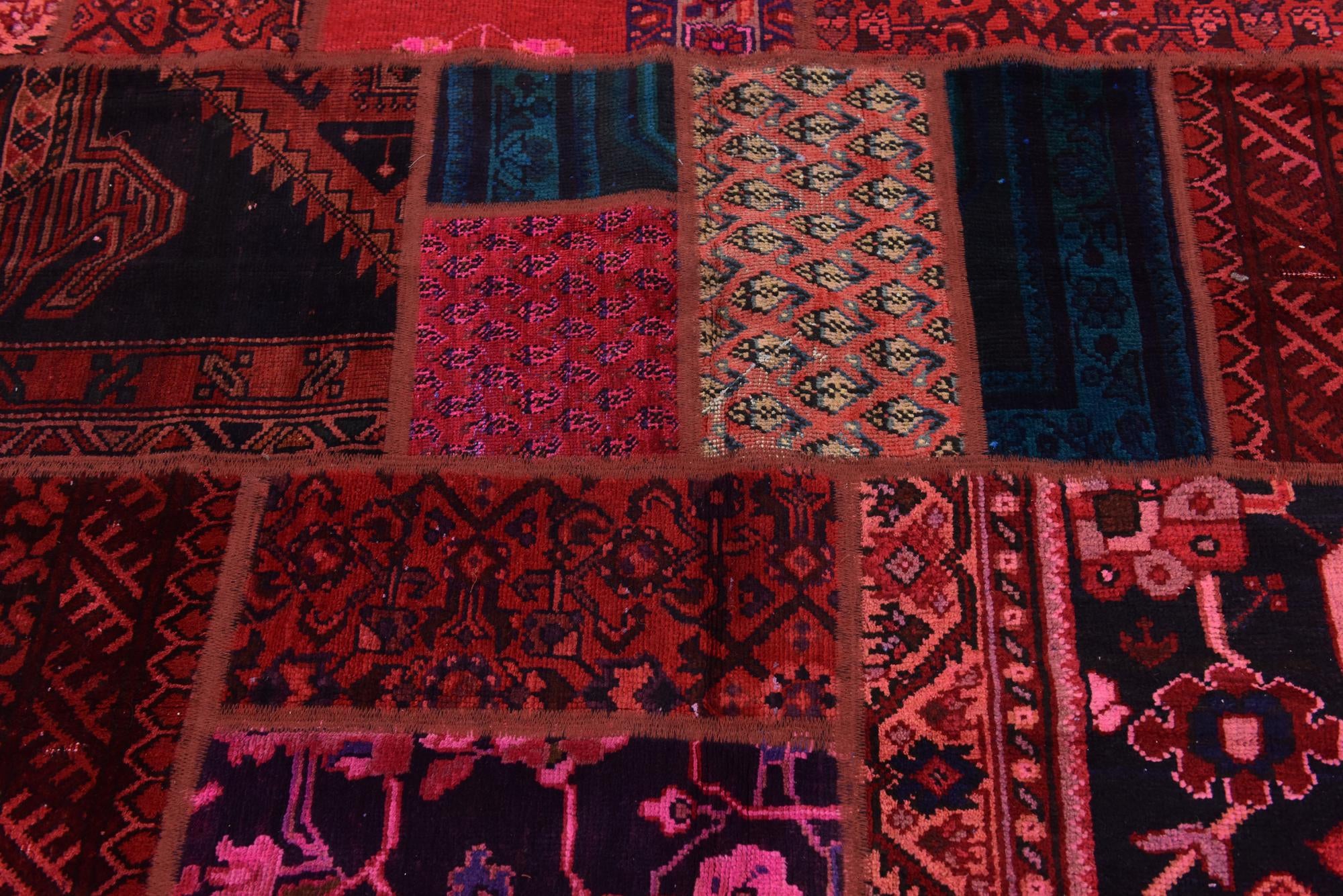 5' 9 x 7' 7 Hand Knotted Ultra Vintage Persian Wool Rug