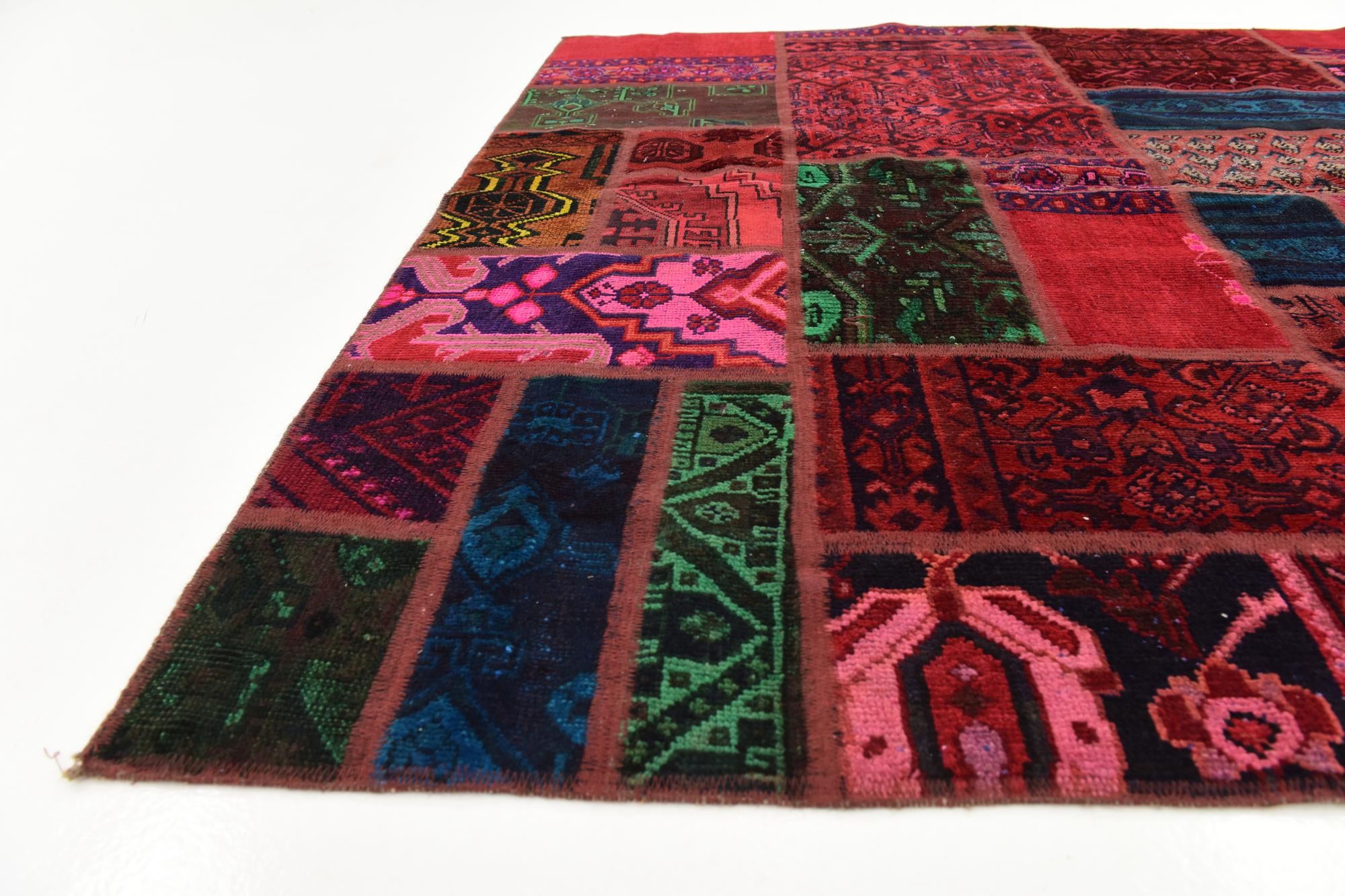 5' 9 x 7' 7 Hand Knotted Ultra Vintage Persian Wool Rug
