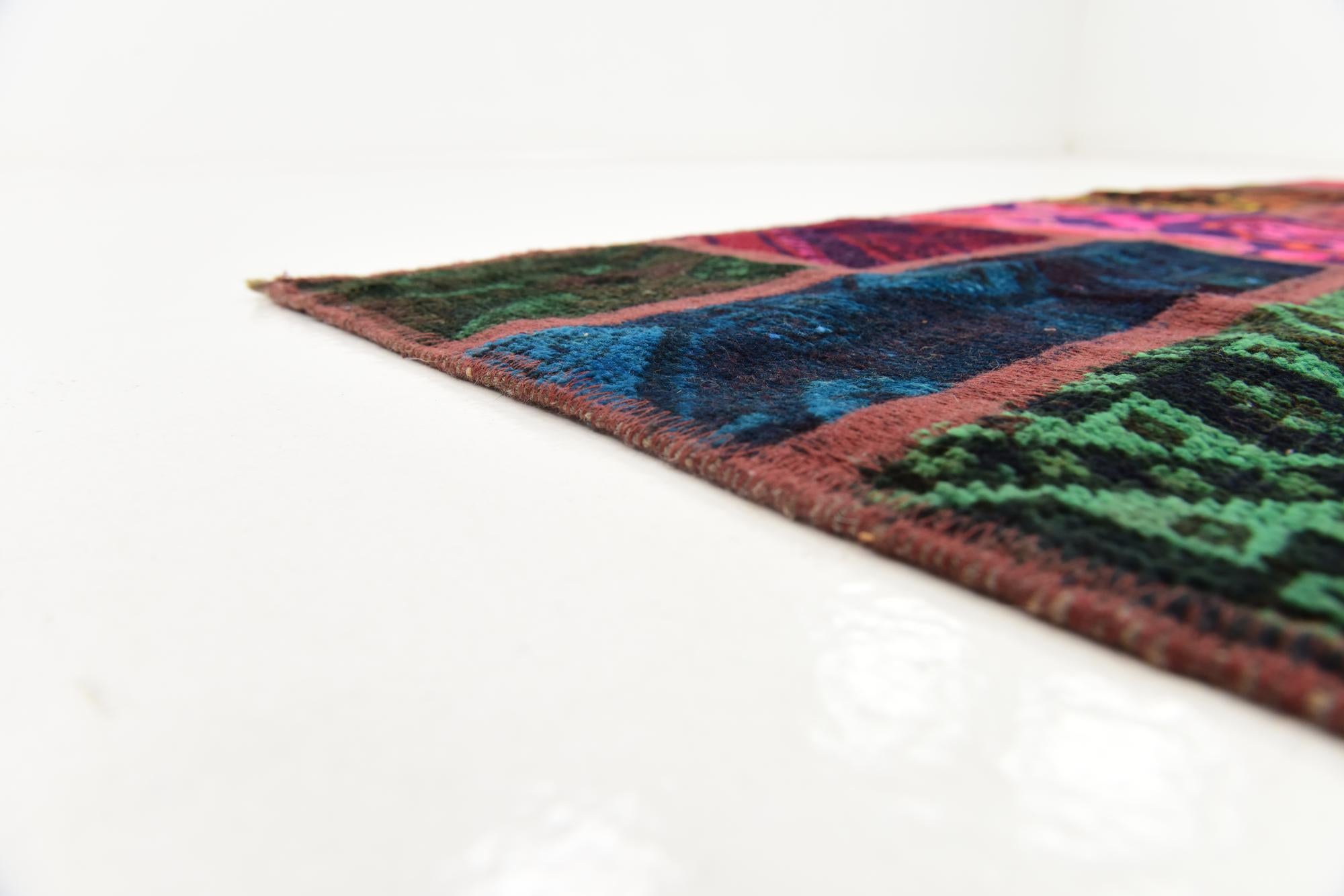 5' 9 x 7' 7 Hand Knotted Ultra Vintage Persian Wool Rug
