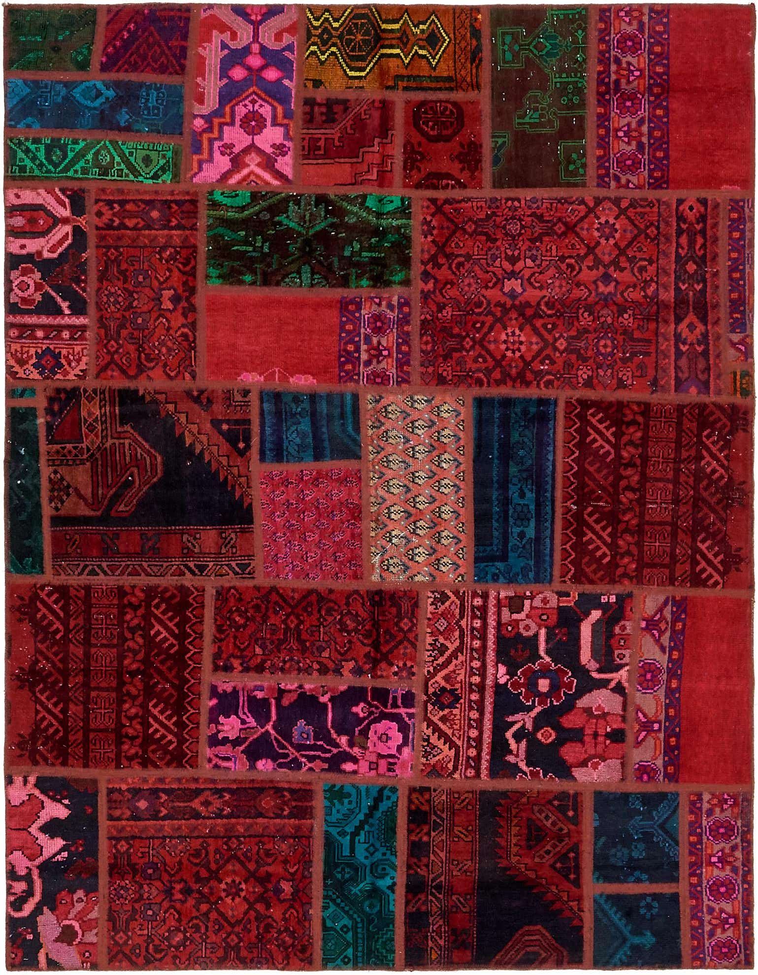 Primary image 5' 9 x 7' 7  Hand Knotted Ultra Vintage Persian Wool Rug