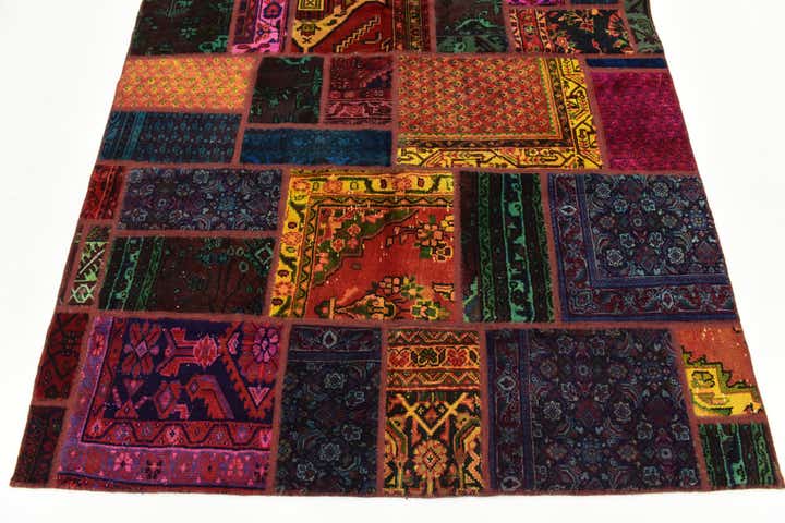 6' x 7' 6 Hand Knotted Ultra Vintage Persian Wool Rug
