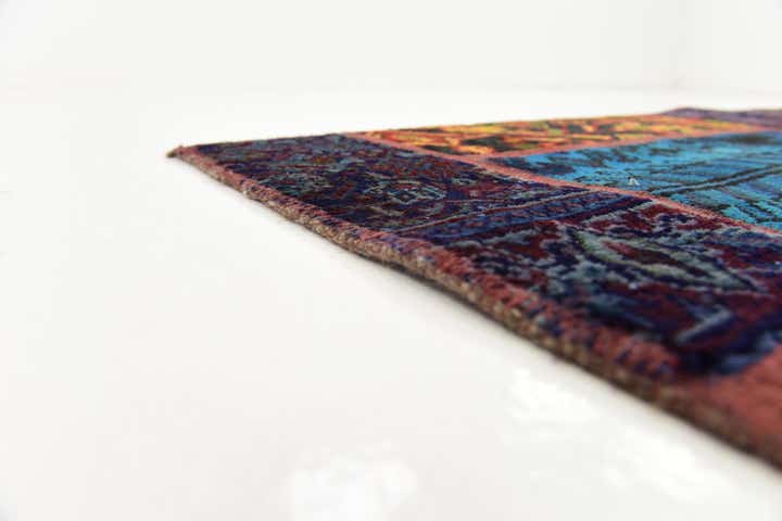 6' x 7' 6 Hand Knotted Ultra Vintage Persian Wool Rug