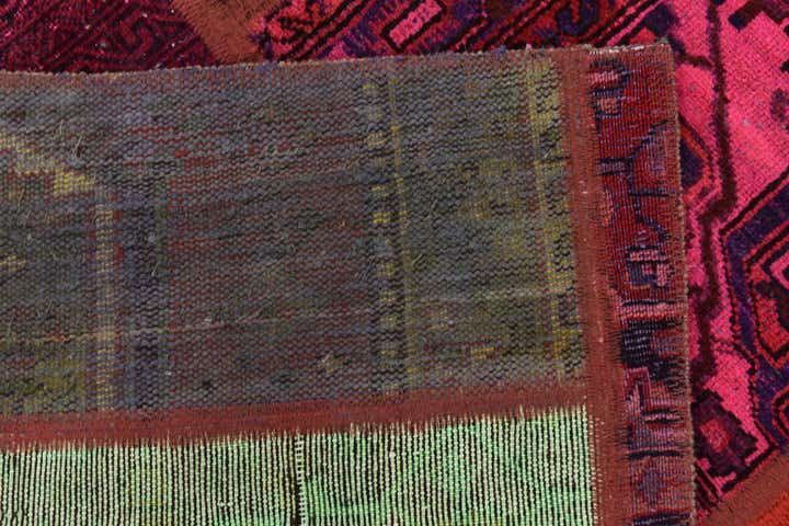 5' 7 x 7' 6 Hand Knotted Ultra Vintage Persian Wool Rug