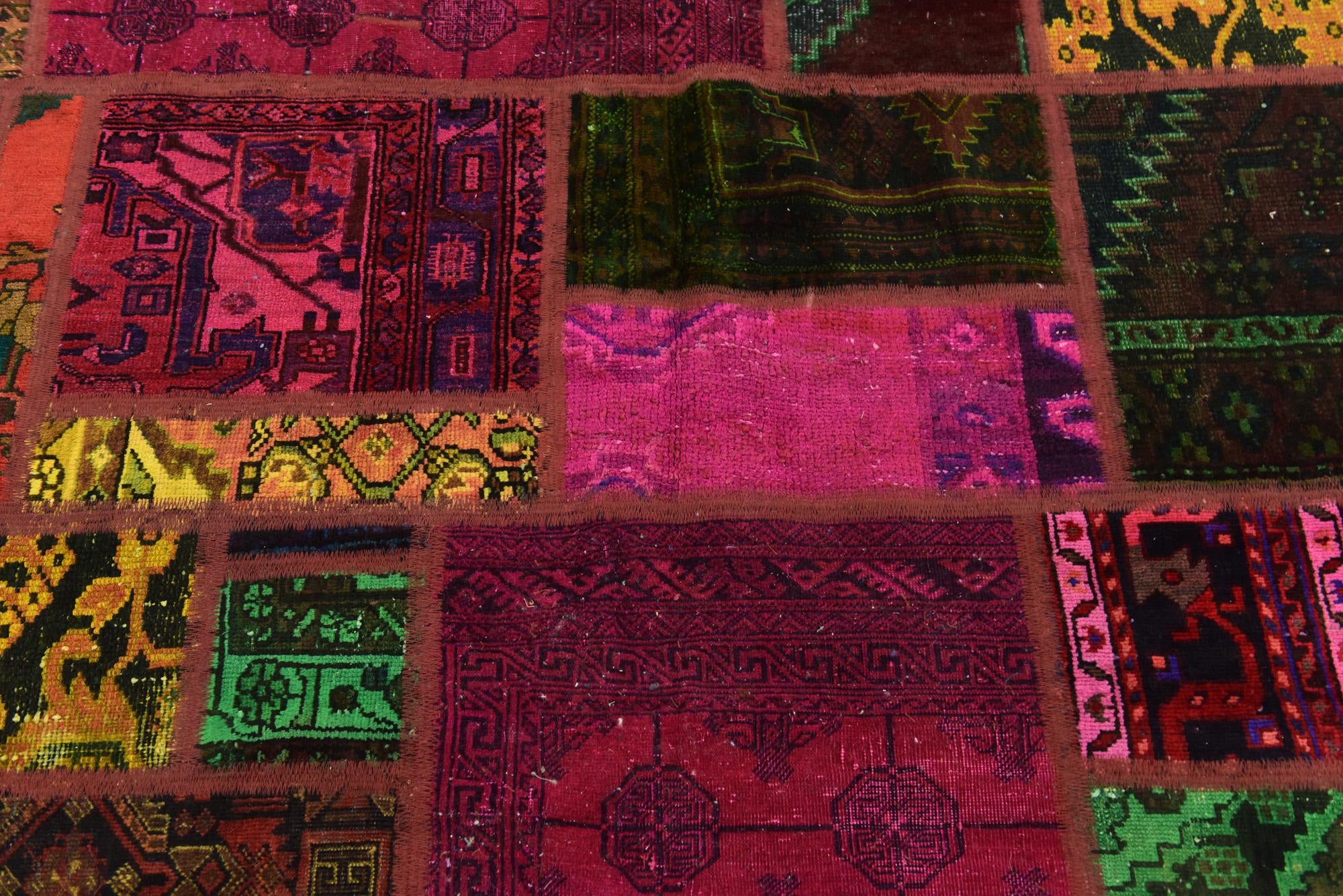 5' 7 x 7' 6 Hand Knotted Ultra Vintage Persian Wool Rug