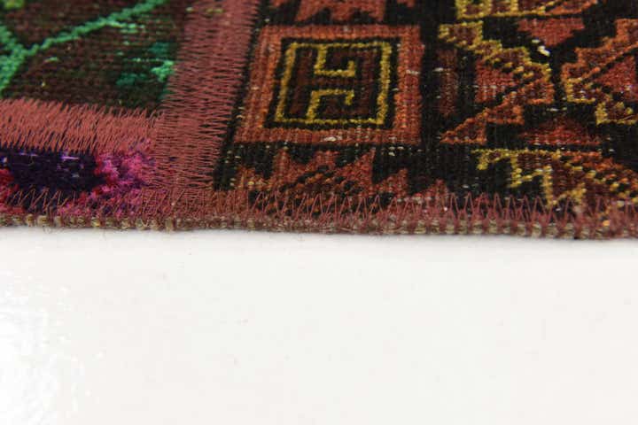 5' 7 x 7' 6 Hand Knotted Ultra Vintage Persian Wool Rug