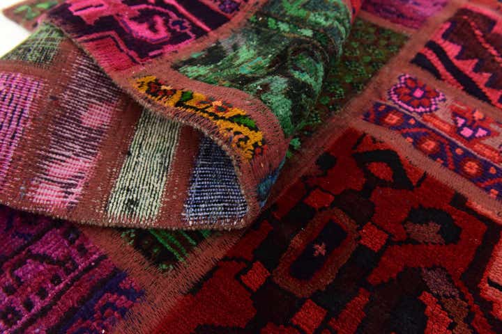 5' 8 x 7' 6 Hand Knotted Ultra Vintage Persian Wool Rug