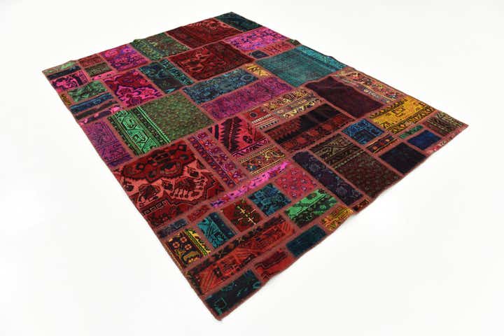 5' 8 x 7' 6 Hand Knotted Ultra Vintage Persian Wool Rug