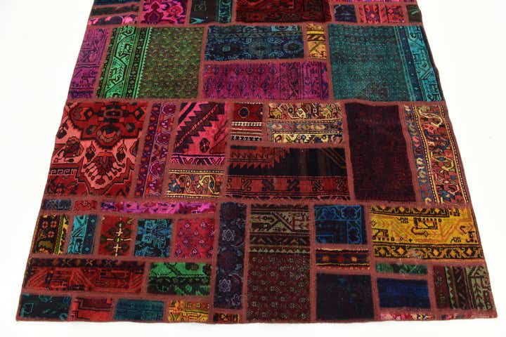5' 8 x 7' 6 Hand Knotted Ultra Vintage Persian Wool Rug