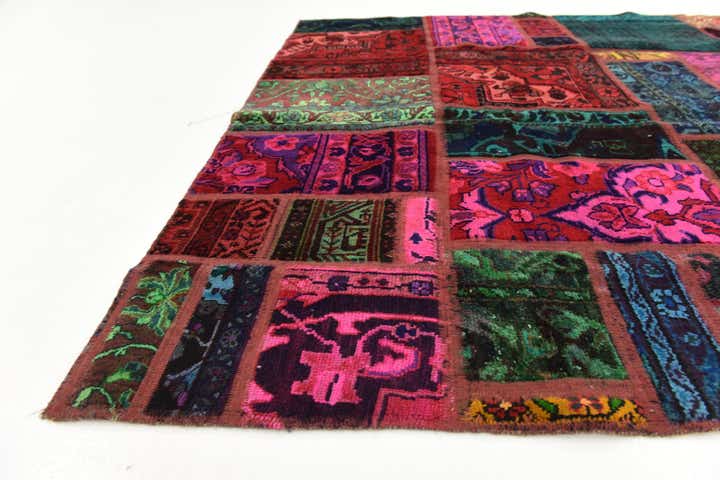 5' 8 x 7' 6 Hand Knotted Ultra Vintage Persian Wool Rug