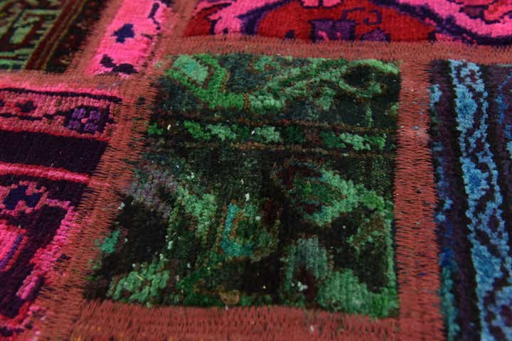 5' 8 x 7' 6 Hand Knotted Ultra Vintage Persian Wool Rug
