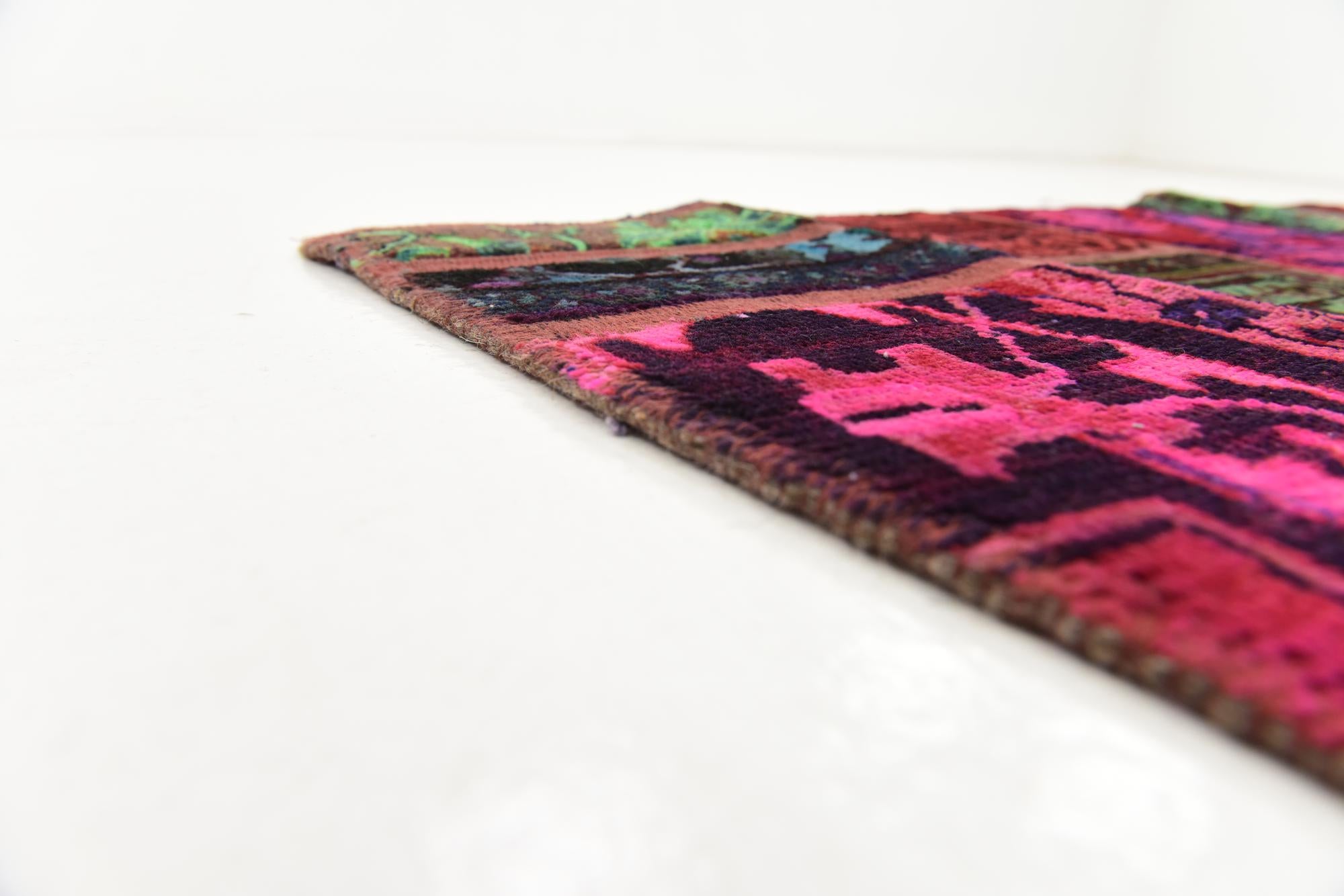 5' 8 x 7' 6 Hand Knotted Ultra Vintage Persian Wool Rug