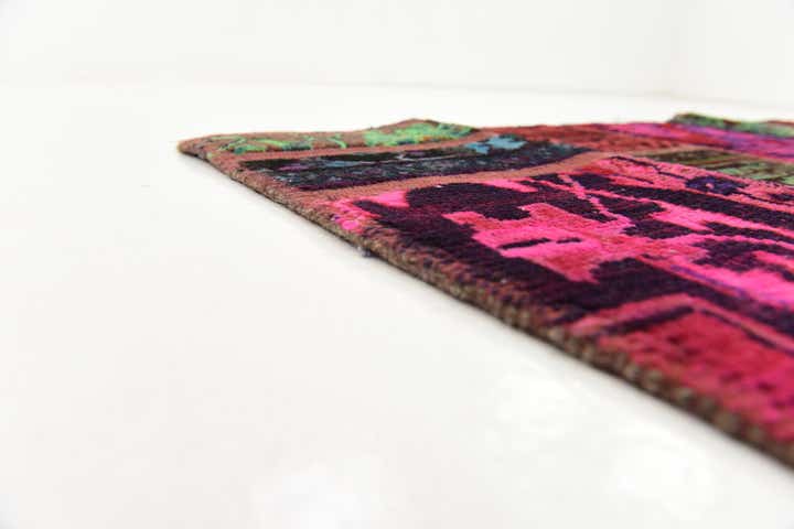 5' 8 x 7' 6 Hand Knotted Ultra Vintage Persian Wool Rug