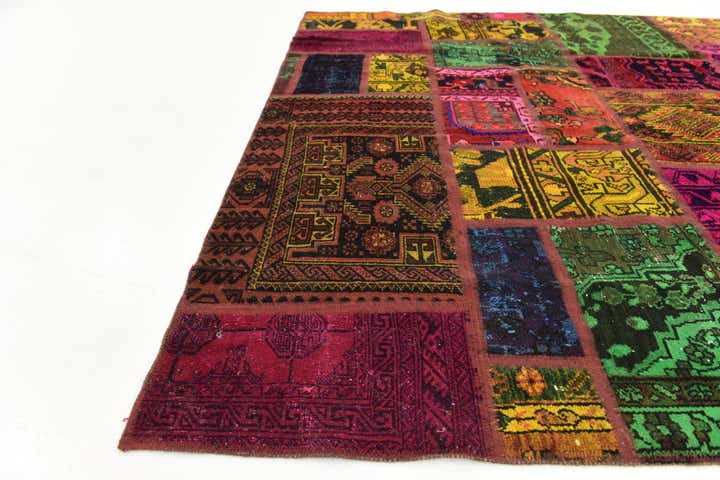 5' 10 x 7' 5 Hand Knotted Ultra Vintage Persian Wool Rug