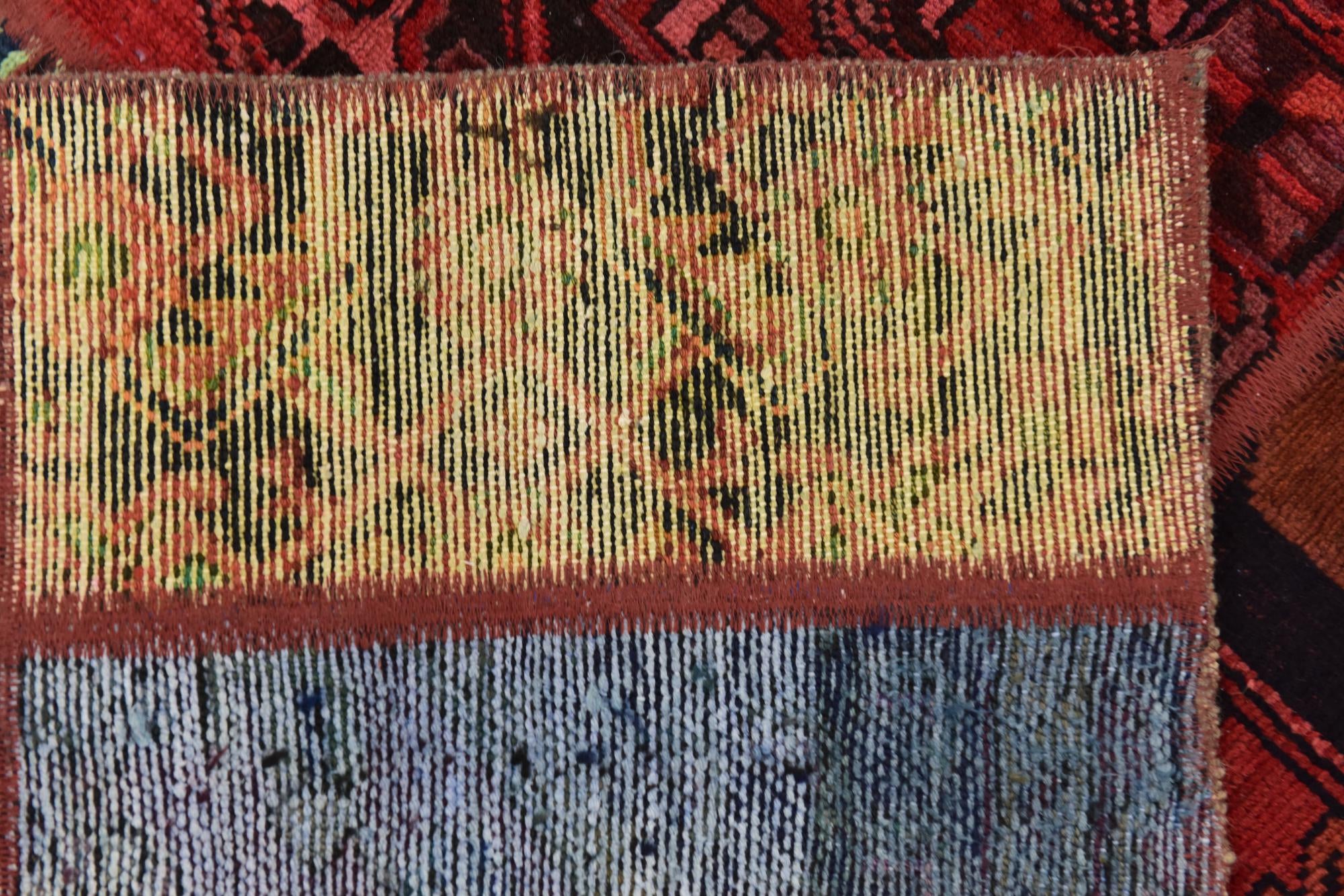 5' 8 x 7' 6 Hand Knotted Ultra Vintage Persian Wool Rug
