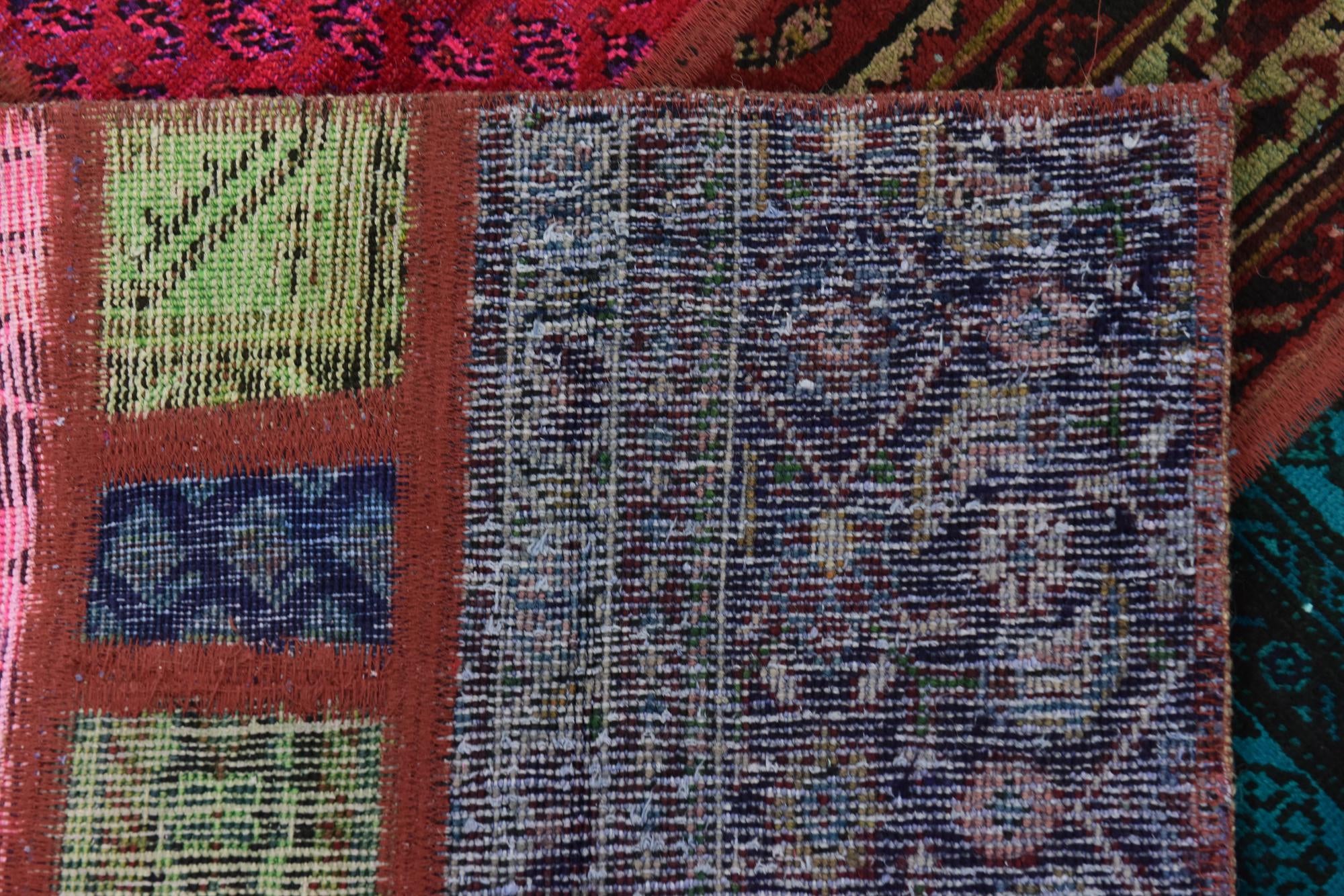 5' 10 x 7' 7 Hand Knotted Ultra Vintage Persian Wool Rug