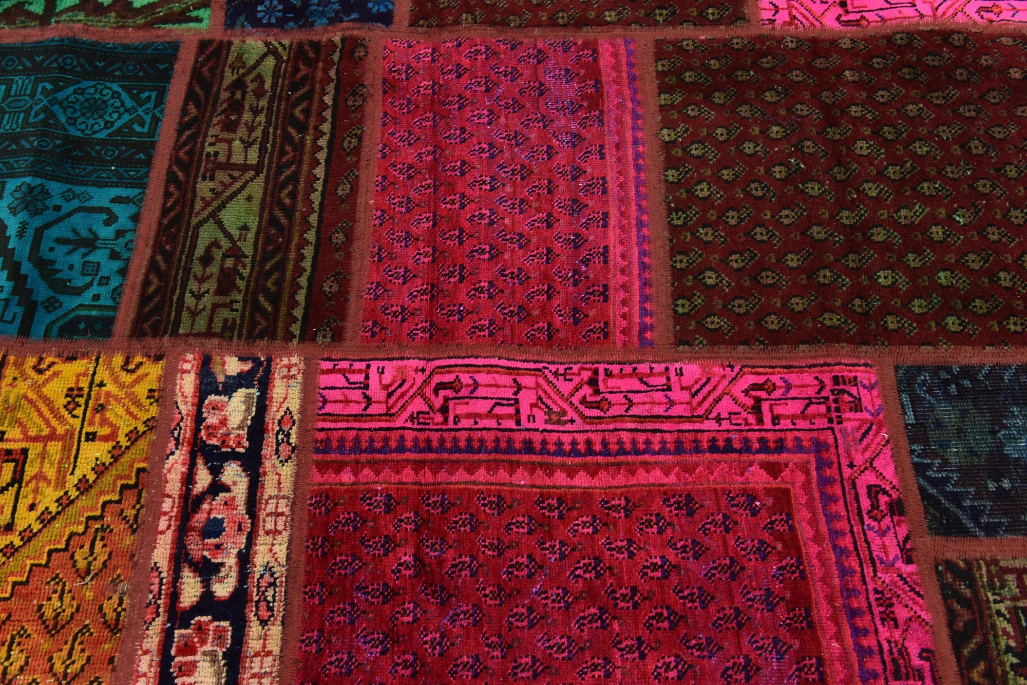 5' 10 x 7' 7 Hand Knotted Ultra Vintage Persian Wool Rug